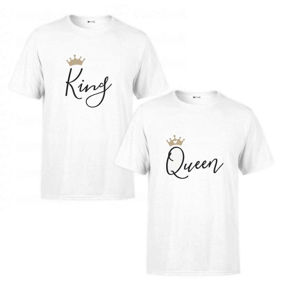 Tee shirts Couple king and queen v2 - Teewinek