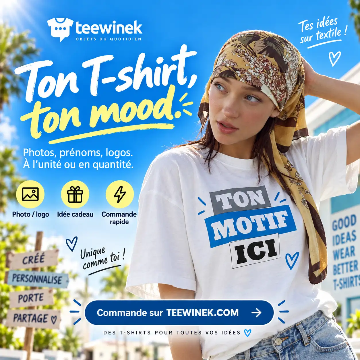 Pull et sweat avec impression logo et photo à Tunis - Teewinek